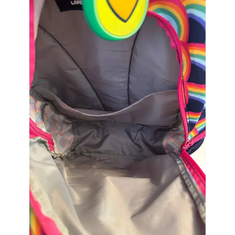 Lands' End Kids ClassMate Rainbow Backpack Like New